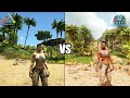 Ark Survival Evolved VS Ark Survival Ascended Epic Settings 4K | RTX 4090