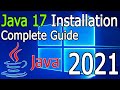 How to Install Java 17 on Windows 10 | JAVA_HOME  [2021 Update] JDK installation Complete Guide