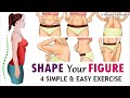 4 Simple Exercises to Shape Your Body at Home | No Gym Full Body Workout | 5-Minute Treatment