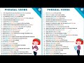 120 Common Phrasal Verbs Frequently Used in Daily English Conversations (with Example Sentences)