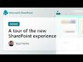 A tour of the new SharePoint experience