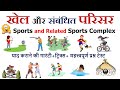 Gk Trick | विभिन्न खेलों के खेल परिसर याद करने की ट्रिक, TRICK - Sports Complex of famous Sports