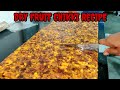 Large Dry Fruit Chikki Recipe | Sweet Shop Style Perfect Dry Fruits Chikki Making | Indian Sweets