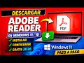 Como Descargar Instalar y Configurar Adobe Reader PDF en Windows 11 y 10 (Gratis y Actualizado 2026)