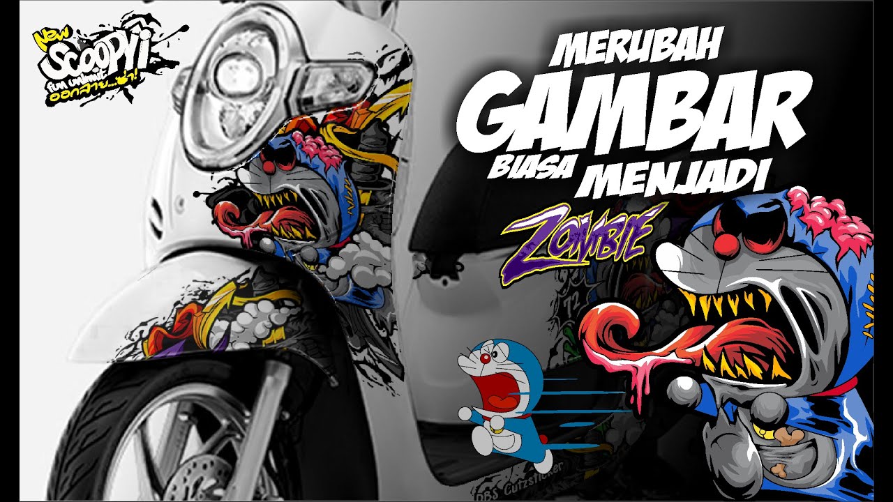 460+ Gambar Cutting Sticker Zombie HD Terbaru