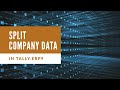 Split company Data in Tally.Erp9/computerized accounting system/s.no-35