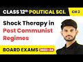 Shock Therapy in Post Communist Regimes - The End of Bipolarity | Class 12 Political Science Ch 1