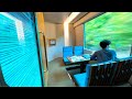 Riding Japan's Private Luxury Compartment Train with Food Service | Osaka to Mie