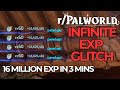 How to Level Up Fast Palworld - Infinite EXP GLITCH actually works! (LVL 60 in 3 mins)