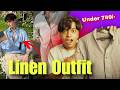I Made Linen Outfit Under 1450/- | Best Linen Shirt For 749/- | PistarDreams