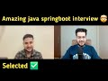 Java Spring Boot 4.8 Yrs Interview Experience