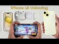 iPhone 15 unboxing and gaming test