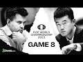 Ding vs Nepomniachtchi | FIDE World Championship | Game 8 ft. Giri, Sachdev \u0026 Hess