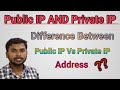 Public IP Address | Private IP Address | Explain Public And Private IP Address