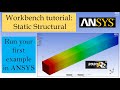 ANSYS 2020 Workbench Tutorial | Introduction to Static Structural | 2020 R2