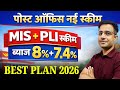 Post office New Scheme 2026 | Post Office MIS + PLI  Plan | Post Office Monthly income Scheme 