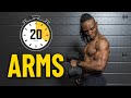 20-Min Dumbbell Workout For Stronger Biceps, Triceps \u0026 Forearms! 🦾