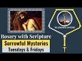 Rosary with Scripture - Sorrowful Mysteries (Tuesdays \u0026 Fridays)- Scriptural Rosary | Virtual Rosary