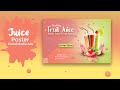 Juice Poster Design for beginners in photoshop cc 2021। hridoyhtd