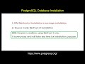 DAY 1 :  Postgresql Database Installation - RPM Method