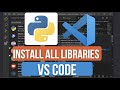 How to Install All Python Libraries in VS Code Using requirements.txt | Quick installation Guide