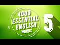 4000 Essential English Words 5 — Advanced Vocabulary for Fluency \u0026 Exams!