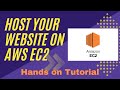 How to host static website on AWS EC2 | Hands on Demo | Host website on EC2 in 8 mins