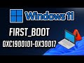 Windows 11 Version 24H2 Update Error 0xC1900101-0x30017 The Installation Failed In FIRST_BOOT FIX