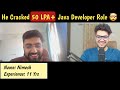 Java Spring Boot 11 Years Interview Experience