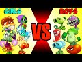 Team BOY vs GIRL - Who Will Win? - PvZ 2 Plant vs Plant