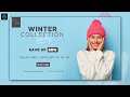Fashion Sale Web Banner Design | Web Banner Design In Photoshop Tutorial