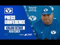 Kalani Sitake | BYU Football | Media Availability | SMU | September 2, 2024
