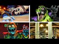 All Animatronics Destroyed (DEATH Cutscenes) | FNAF Secret of The Mimic + Security Breach + Ruin DLC