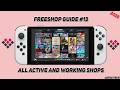 Freeshop Guide #13 list of All Working and Active Freeshops