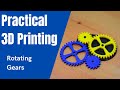 Design and Make 3D Printed Gears | Practical 3D Printing