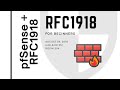 RFC198 Private Network Rule PArt 7 PFSense Firewall rules