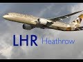 * Afternoon Departures Compilation 2* London Heathrow, Incl ETIHAD B789, Hi Fly A333...more.  ✈️