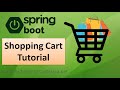 Spring Boot Shopping Cart Tutorial with MySQL Database, Thymeleaf, Bootstrap and jQuery