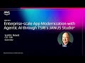 AWS re:Invent 2025 - Enterprise-scale App Modernization with Agentic AI through TSRI's JANUS Studio