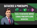📱 Microsoft Dataverse Table Setup, Import Excel Data \u0026 Configure Canvas PowerApps