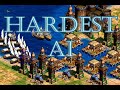 Age of Empires II: HD Edition - 1 vs 7 Hardest AI - [Byzantines] - #2