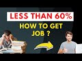 How to get job with less than 60% in 10th or 12th || Active Backlog || Educational Gap