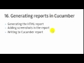 Lecture 16 : Custom HTML report and screenshots in Cucumber and Selenium in Java