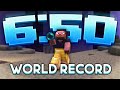 MINECRAFT WORLD RECORD (6:50)