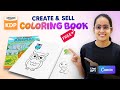 Create \u0026 Sell Coloring Books Using Free AI Tools - ChatGPT \u0026 Canva | KDP Tutorial