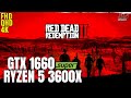 Red Dead Redemption 2 | Ryzen 5 3600x + GTX 1660 Super | 1080p, 1440p, 2160p benchmarks!