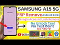 New Method Samsung A15 5G FRP Unlock/Remove Android 14 Without Pc 2025 No Test Point | No *#0*#