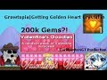 Growtopia | Spending 200k Gems for Valentines Pack!