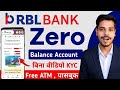 RBL Bank Zero Balance Account Opening Online 2026 - Zero Balance Account | RBL Bank Go Account
