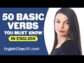 50 Basic Verbs You Must Know - Learn English Grammar